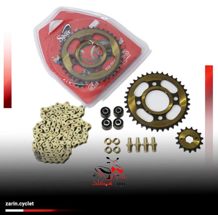 ست دنده و زنجیر طلایی هندا 125
