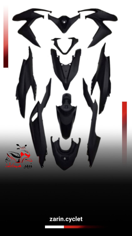 فلاپ کامل طرح کلیک مشکی مات