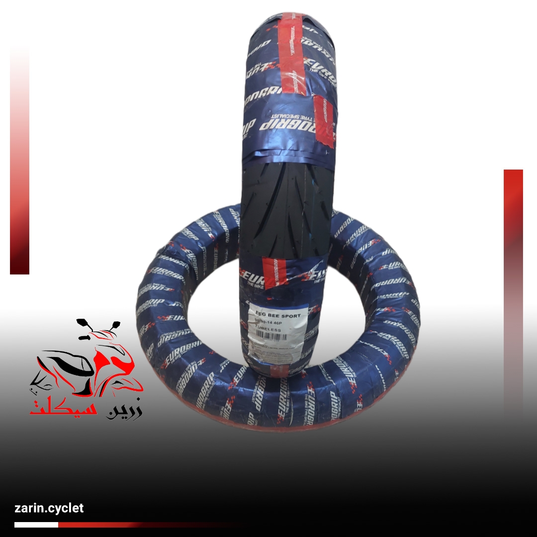 لاستیک موتورسیکلت یوروگریپ سایز 90/90/14 ( 2025)