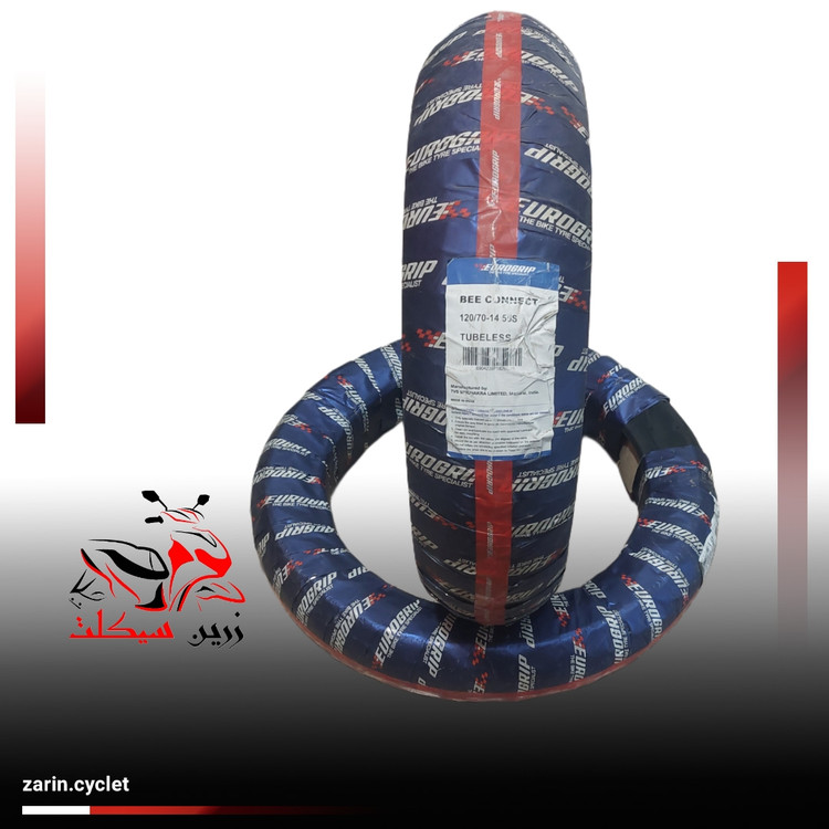 لاستیک موتورسیکلت یوروگریپ سایز 120/70/14 ( 2025)