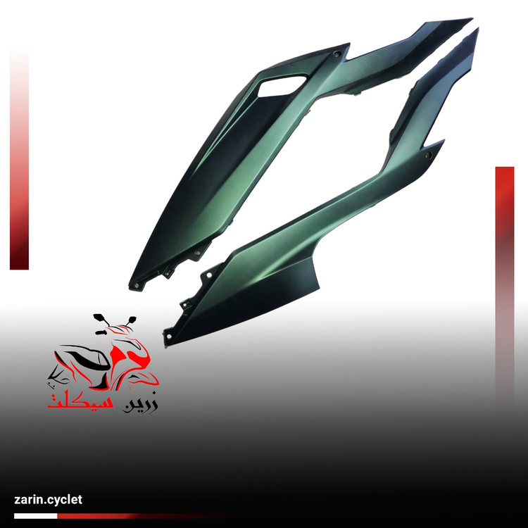 فلاپ ( قاب ) رکاب زیر پا طرح کلیک (سبز مات) (کله غازی) خارجی (جفت)