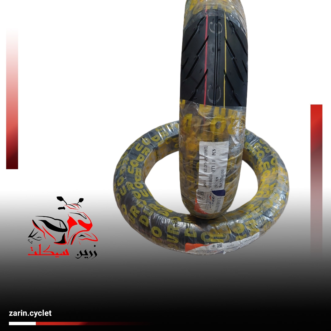 لاستیک (تایر) 120/70/14 تیوبلس برند دورو duro تایلندی